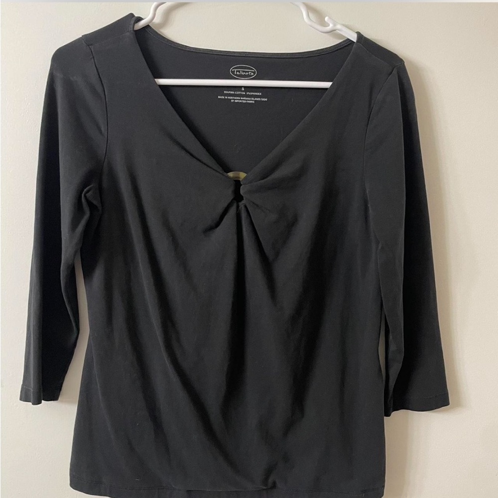 Black Talbot’s blouse, mid-length sleeves size S